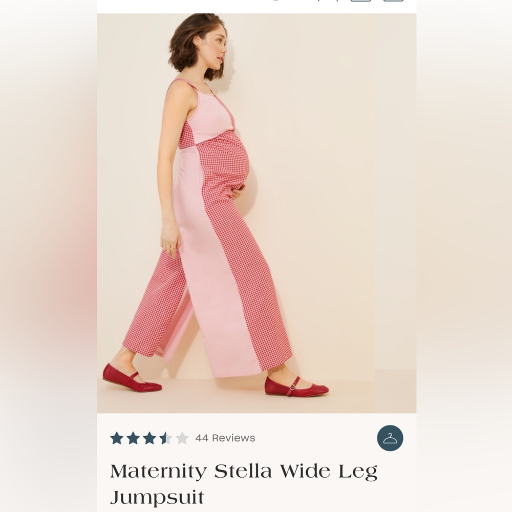 Maternity Stella Wide Leg Jumpsuit
